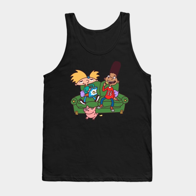 Hey Arnold 2 Tank Top by VinylPatch